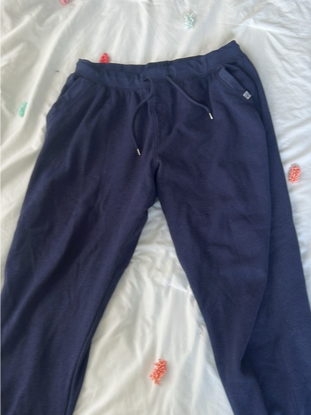 Navy Drawstring Sweatpants - Classic Cozy Joggers